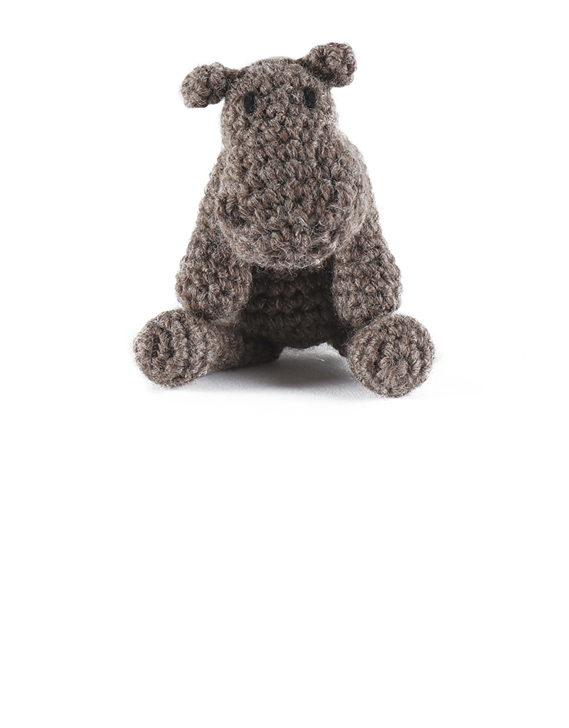 toft ed's animal mini hippo amigurumi crochet